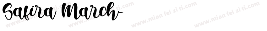 Safira March字体转换